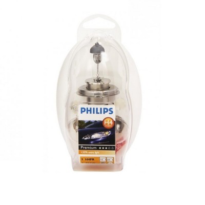 Набор галогеновых ламп Philips H4 Easy Kit 55473EKKM